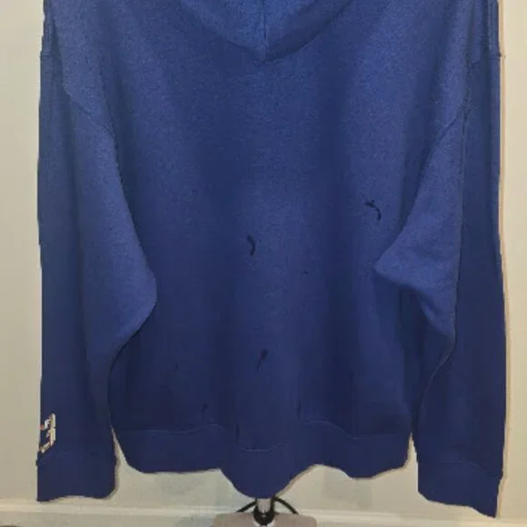 *NEW* Nike Air Jrdn 23 JpMn Swl Neck Swtsrt Hdie Blue Colorful Men’s3XL - Picture 3 of 3